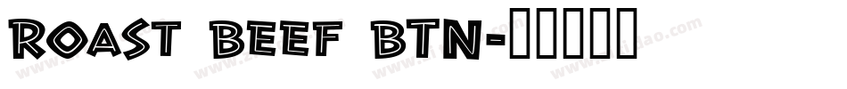 Roast Beef BTN字体转换